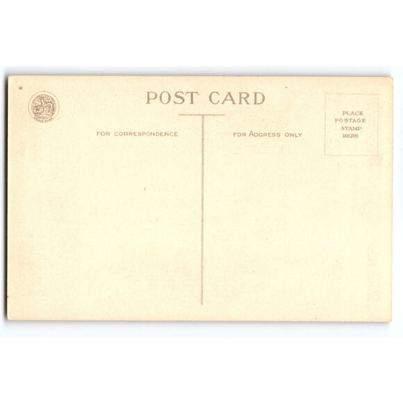 Vintage Christmas Postcard Snowy Church Scene with Holly Accents - Picture 2 of 2